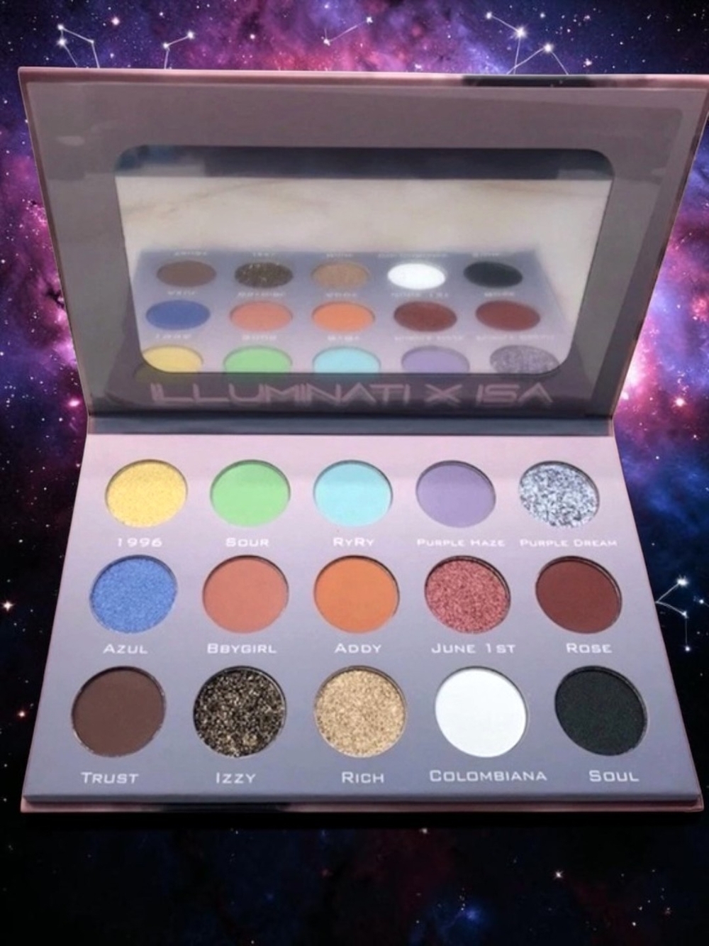 Illuminati Cosmetics x Isa Isabel Bedoya Glam Eyeshadow Palette NIB - Picture 6 of 6
